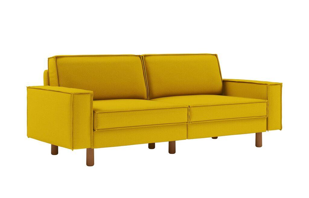 Atelier del Sofa Sparrow 3, 223x89x87cm, жолта