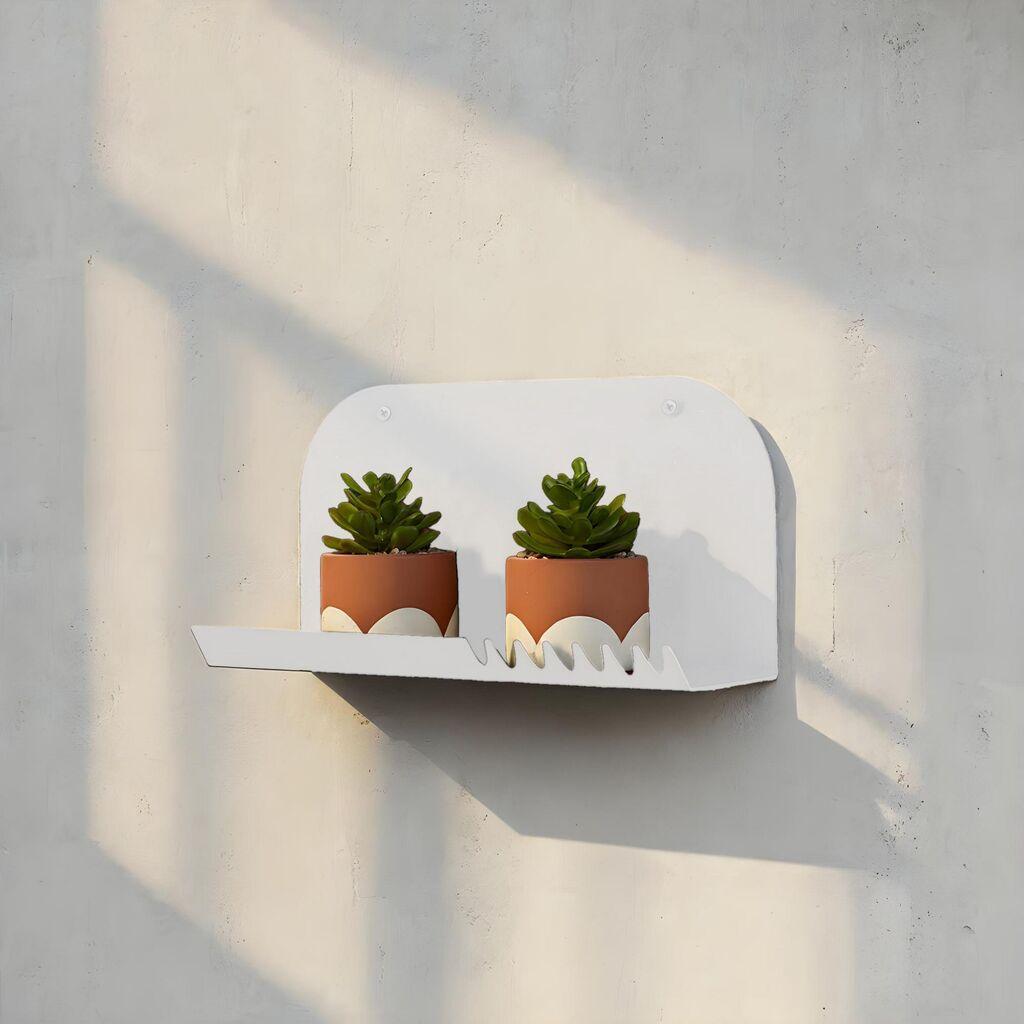Hanah Home dzидна полица Vlnt127Byz, бела