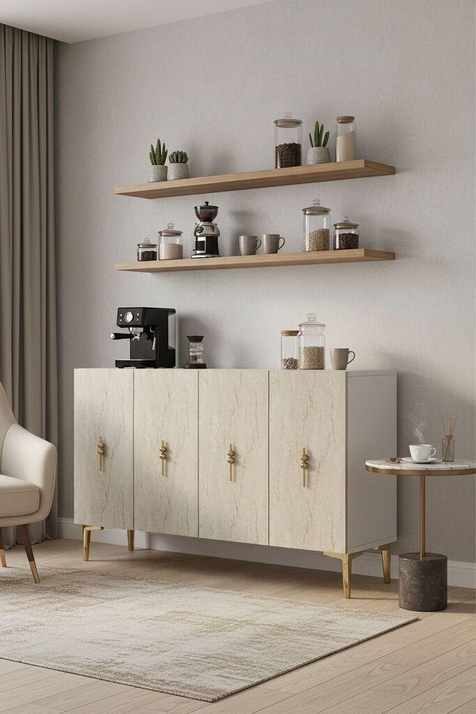 Комода Hanah Home, 120x79x32 см, бела
