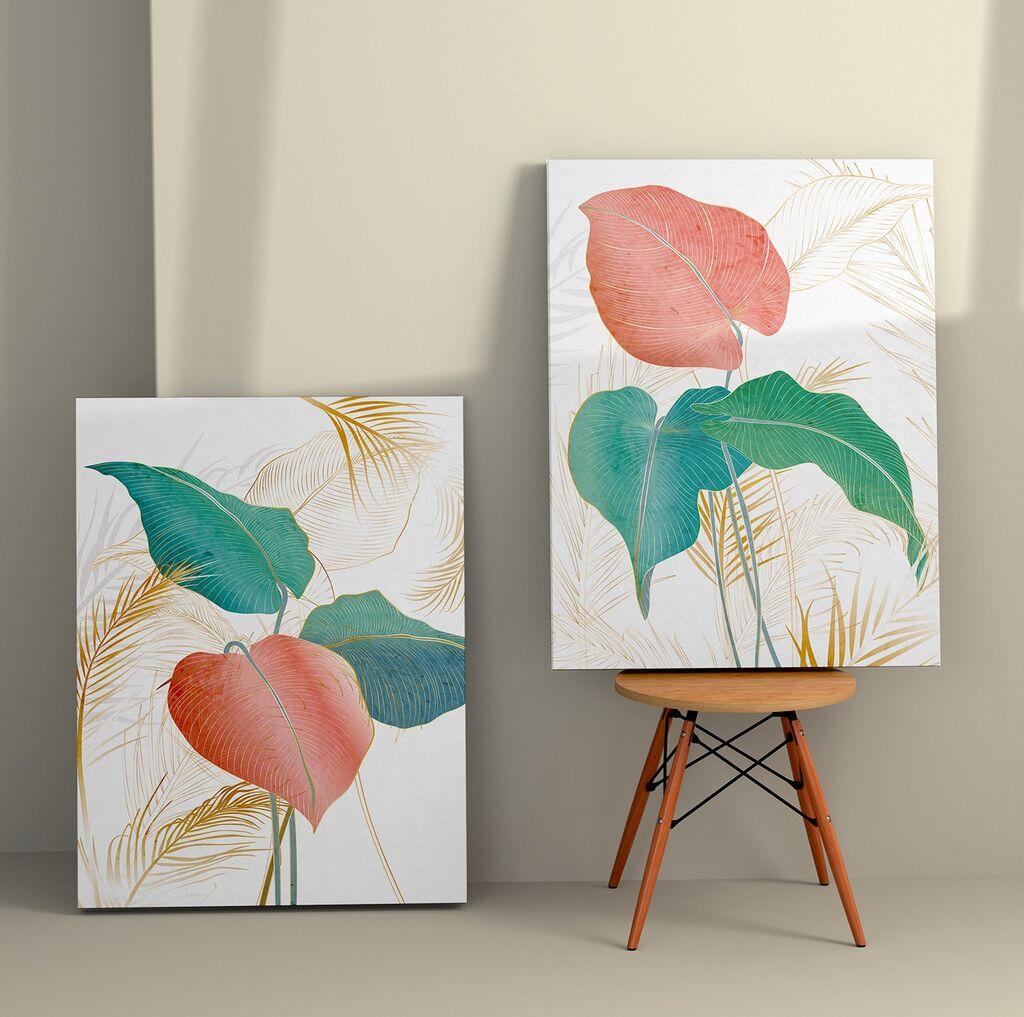 Wallity декорација за ѕид 2KNV4338, 50 x 70 см, 2 парчиња