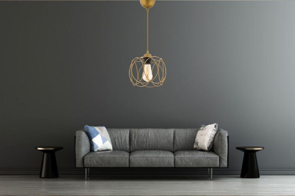 Opviq Luster Kruhovy, златна боја