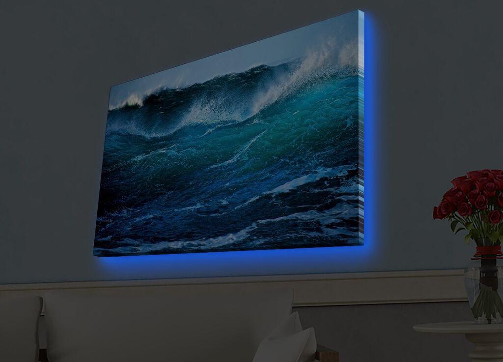 Wallxpert 4570HDACT 016 Декоративна LED Слика, 45x70cm