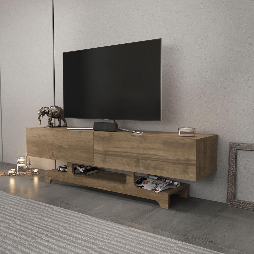 Комода за телевизор Hanah Home, 160x46,8x35 см, орев
