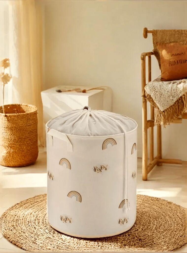 Кошница за складирање Aberto Design YLC.S.B.005, 37x40x37 см, беж