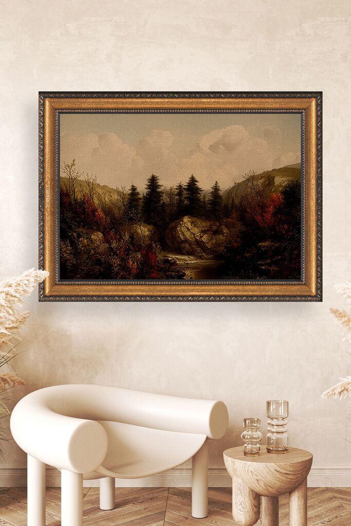 Wallity декорација за ѕид ATCRCVCNVSMDL31, 70 x 100 см, шарена