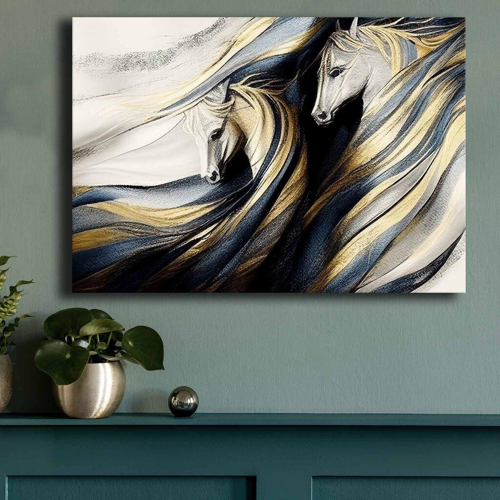 Wallity Декоративна слика на платно, 70x100 см, Шарена