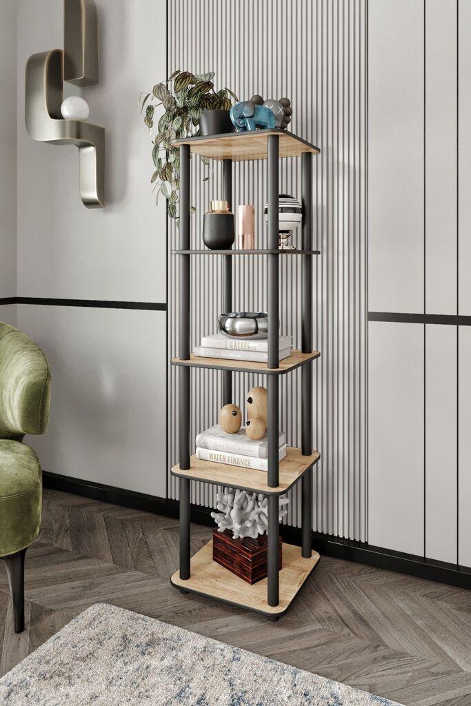 Полица за книги Hanah Home, 34x140x34 см, дабова боја