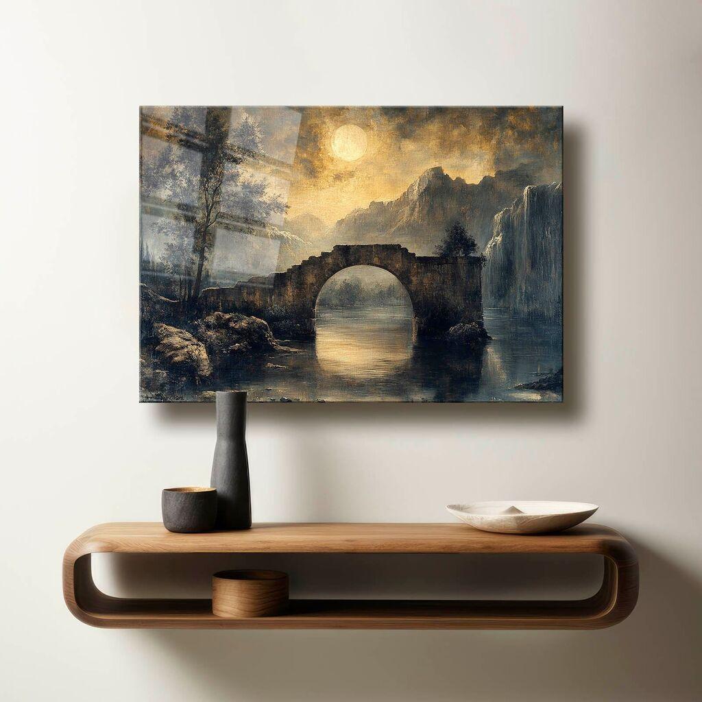 Декоративна слика Wallity на калено стакло, 60x90 см, шарена