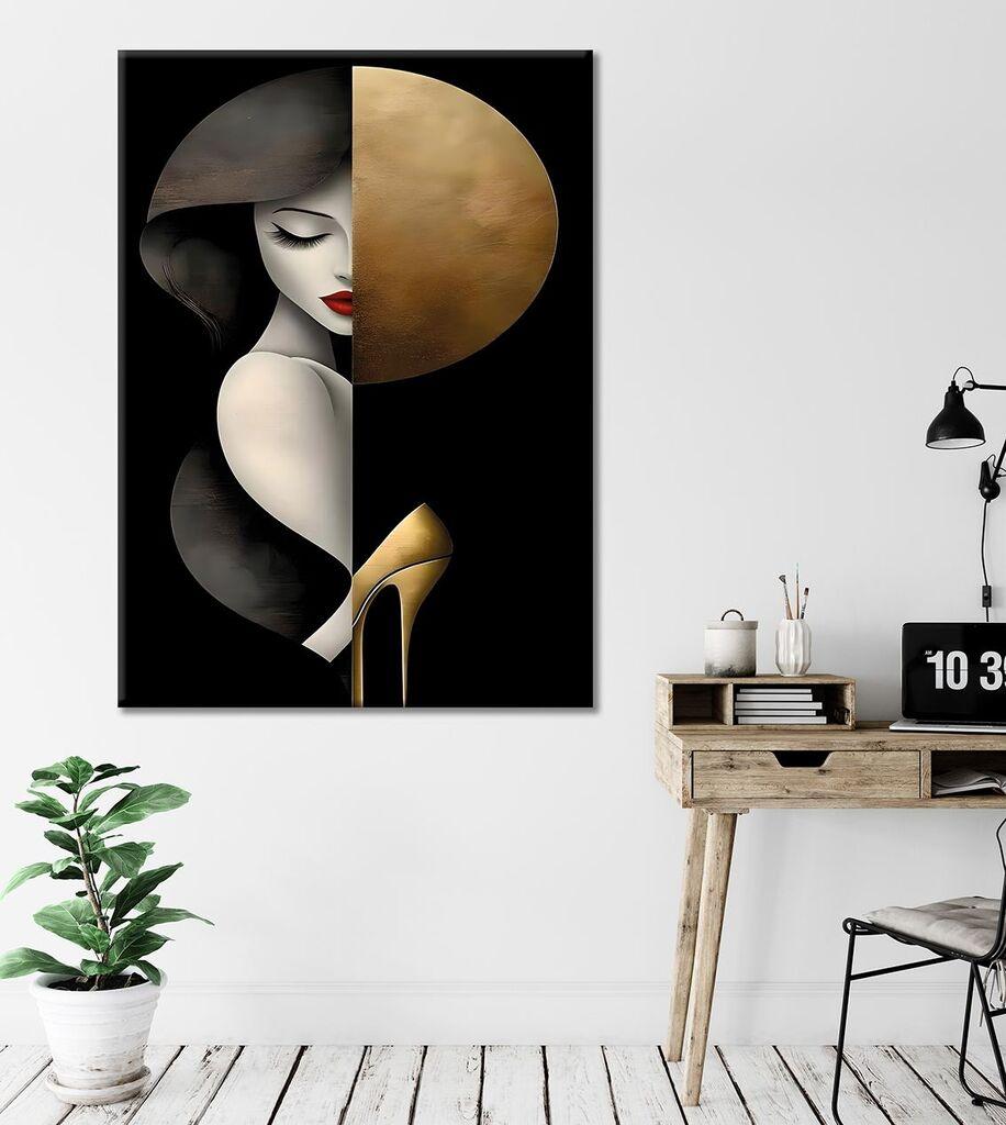 Wallity Декоративна слика на платно, 50x70 см, шарена