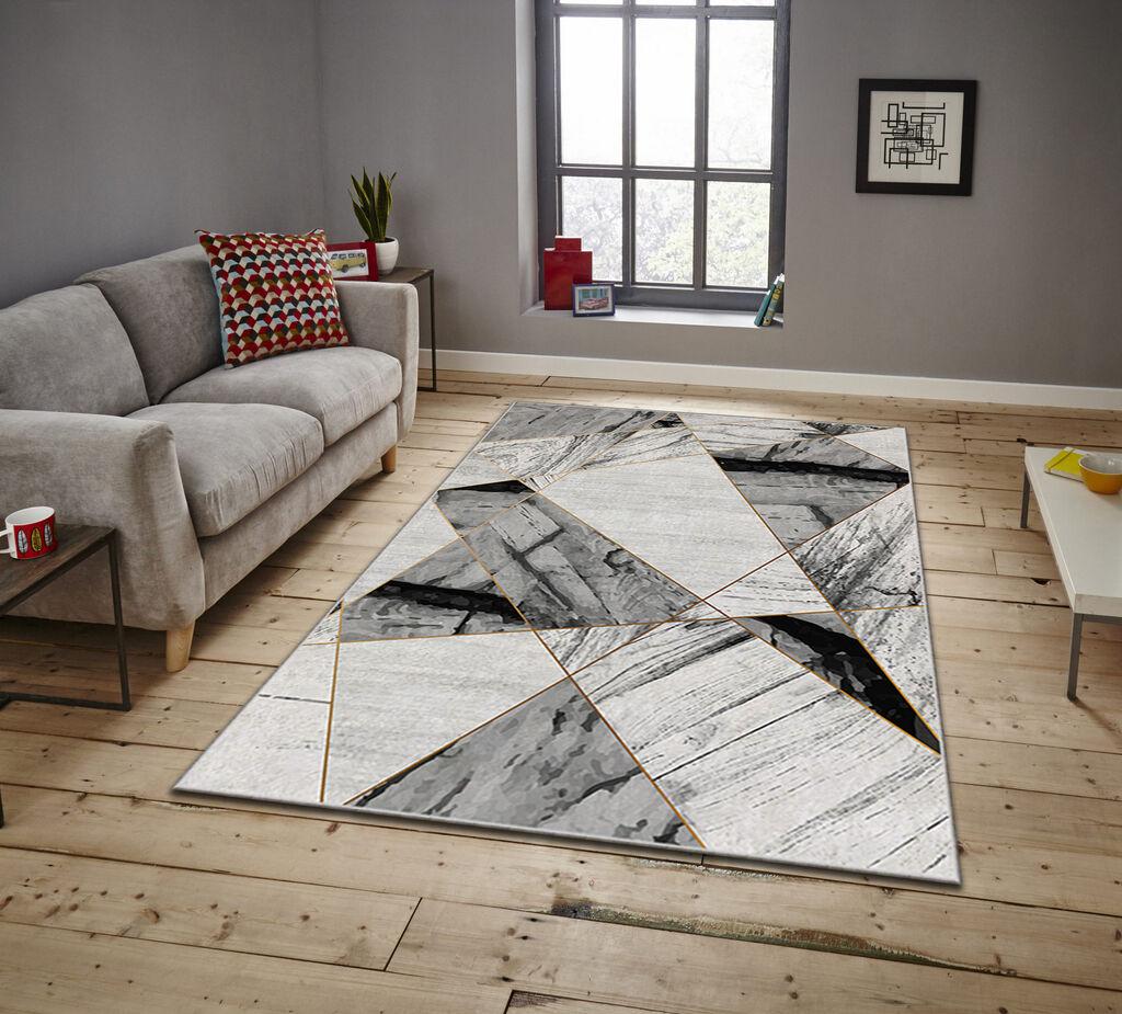 Conceptum Hypnose Carpet Asr Crpt-76, правоаголен, 140x220 cm, светло сива