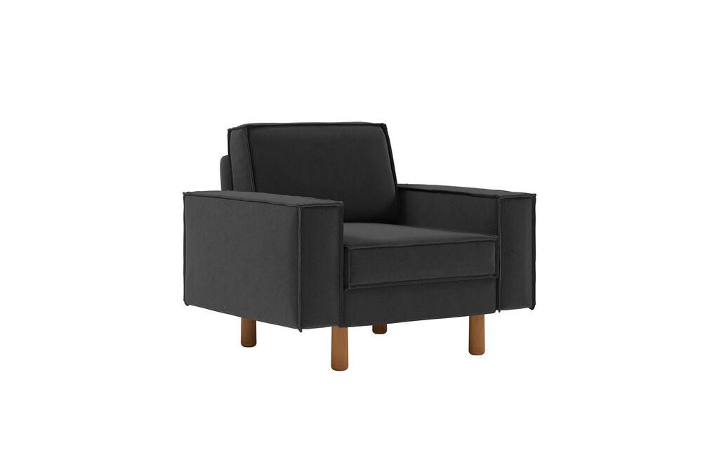 Фотелја „Atelier del Sofa" „Sparrow 1", црна