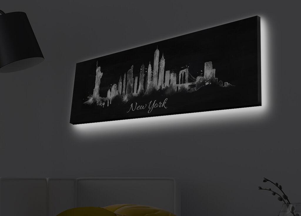 Wallity Слика со LED Осветлување 4570DHDACT-088, 45x70 cm