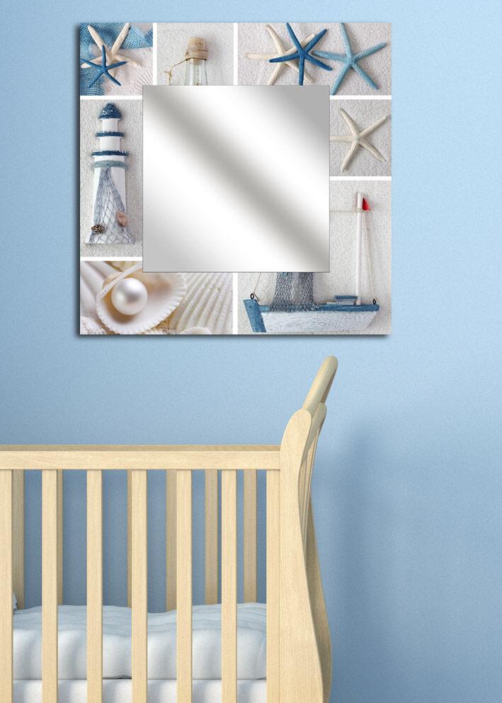 Огледало Wallity MA-33, 50x50 см, во боја