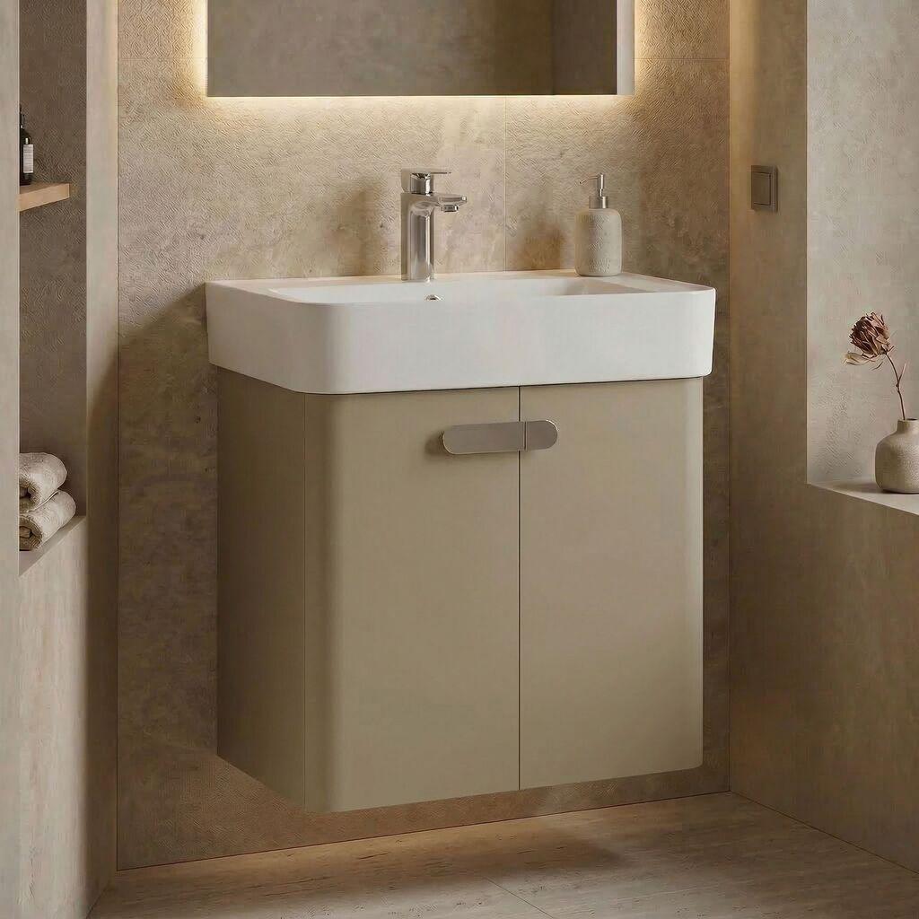 Полица за бања Hanah Home, светло сива
