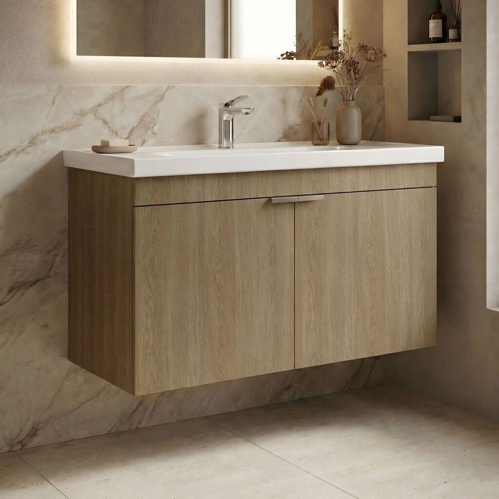Полица за бања Hanah Home, крем