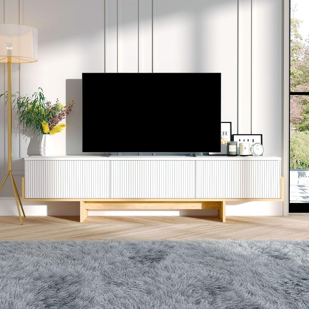 Комода за ТВ Hanah Home Hege, бела