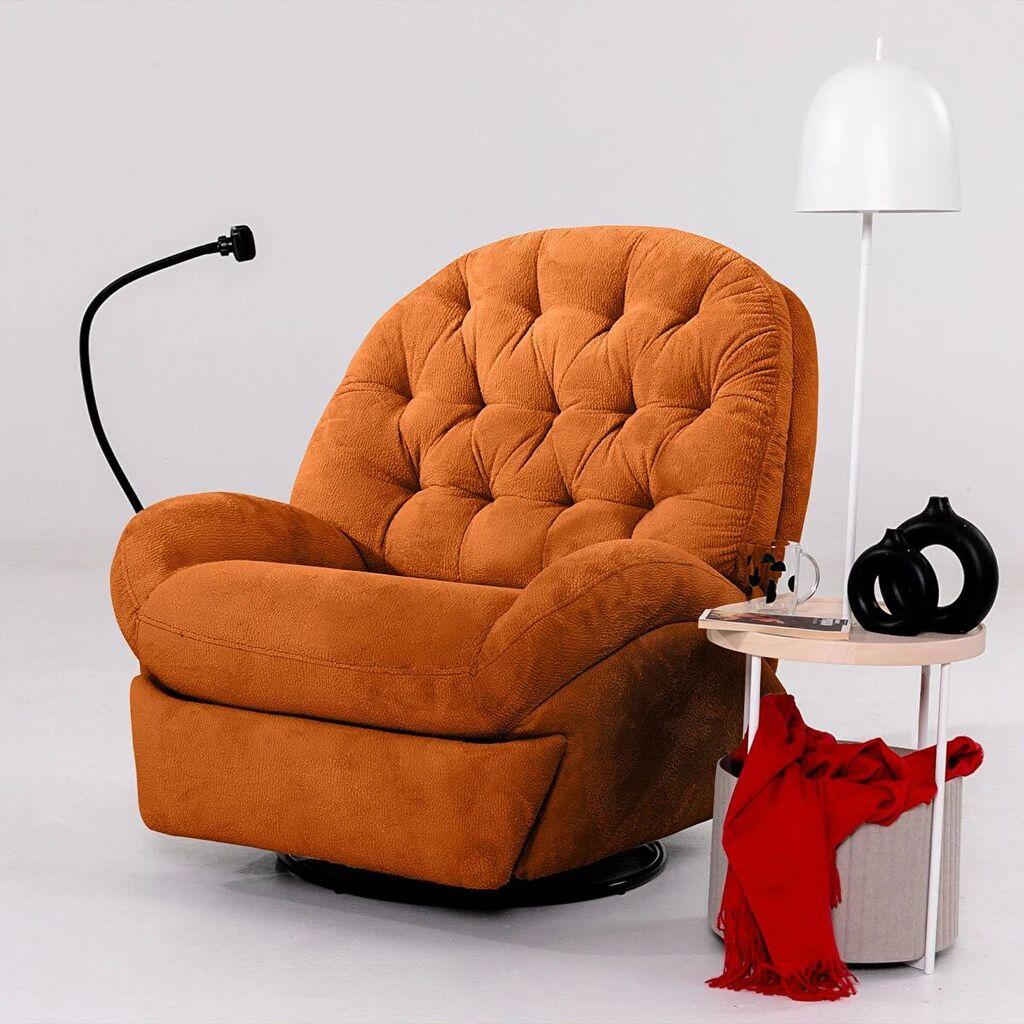 Фотелја Atelier del Sofa Electric Dream Electric, 80 x 100 x 80 см, црвена