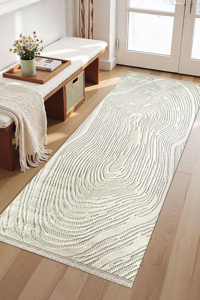Conceptum Hypnose тепих Amorphous-Ar003, Овален, 100x300 cm, крем