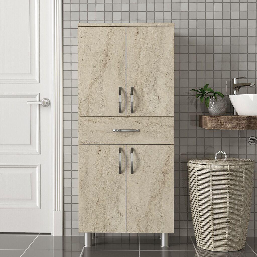 Полица Hanah Home Arizona, 59,4x140x31,5 см, крем