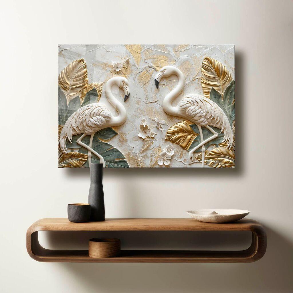 Декоративна слика Wallity на калено стакло, 60x90 см, шарена