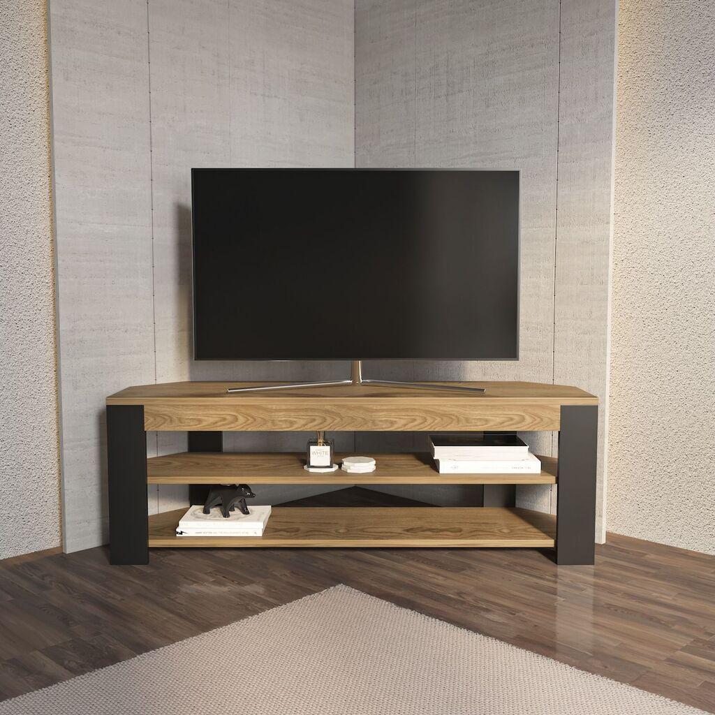 Комода за телевизор Hanah Home Rita, 120x42x35 см, даб