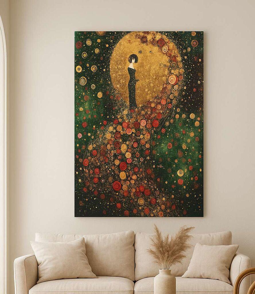 Wallity Декоративна слика на платно, 50x70 см, шарена