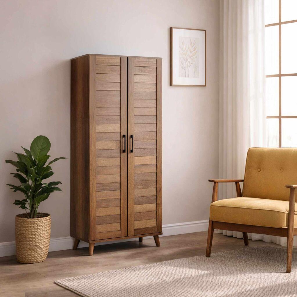 Комода со фиоки Hanah Home за повеќекратна употреба, 60x135x36 см, кафеава