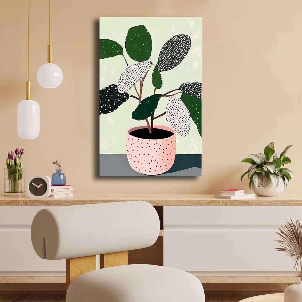 Wallity Декоративна слика на платно, 45x70 см, шарена