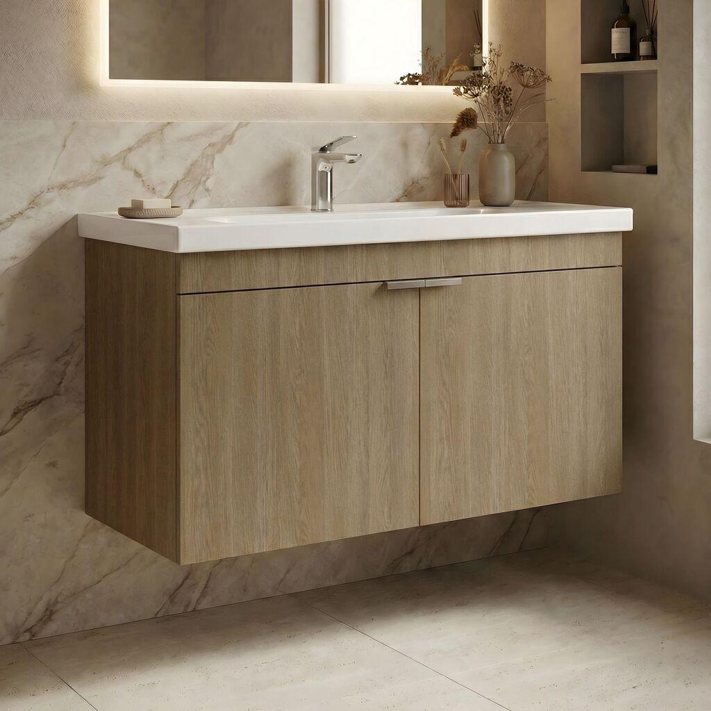 Полица за бања Hanah Home, крем