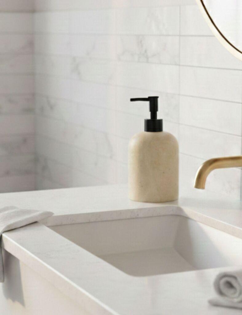 Диспензер за сапун Aberto Design, беж