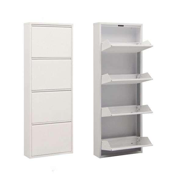 Полица за чевли Hanah Home Marino 4, 50x137x15 см, бела