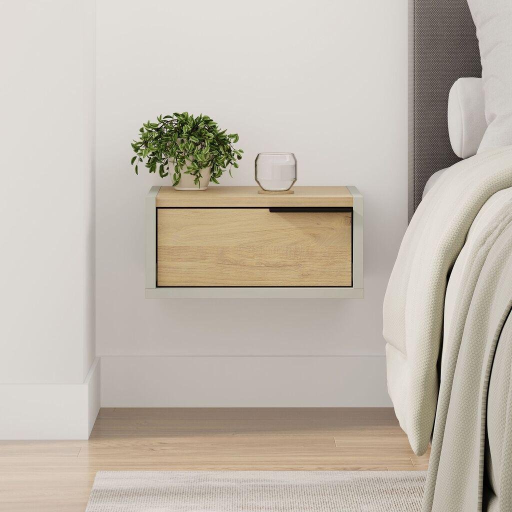 Ноќна масичка Hanah Home, 40x18.8x30 см, зелена