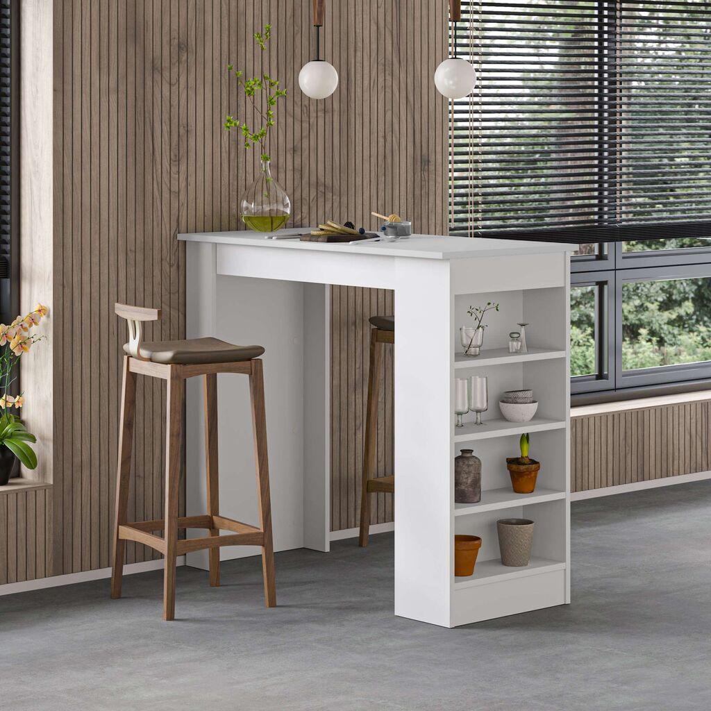 Барска маса Hanah Home Swallow, бела