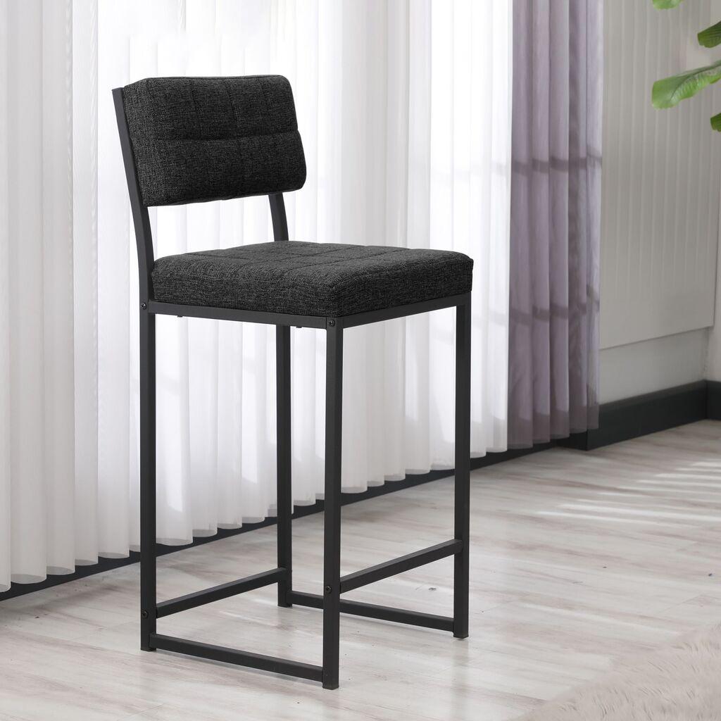 Барска столица Hanah Home Ретро, ​​Антрацит