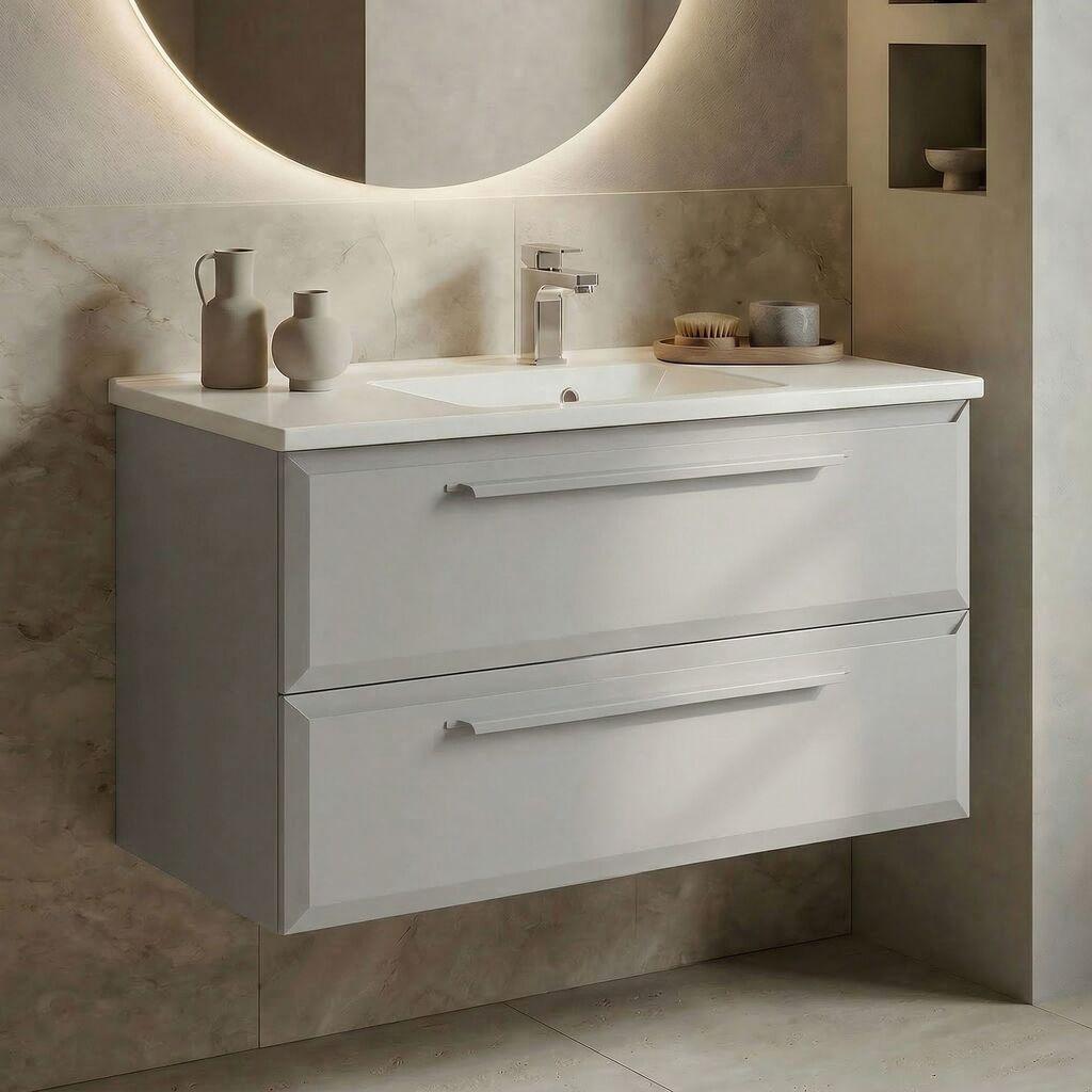 Полица за бања Hanah Home, беж