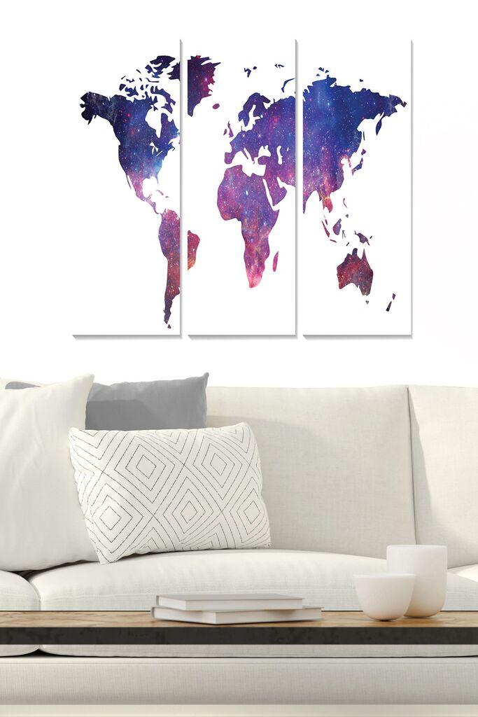 Wallity Сет Слики MDF745064689, 3 Дела