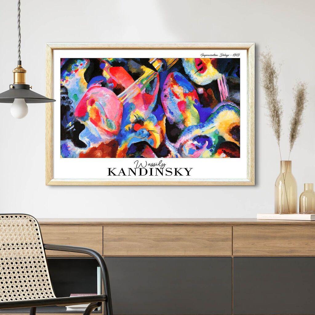 Wallity декоративна врамена слика, 42x62 см, шарена