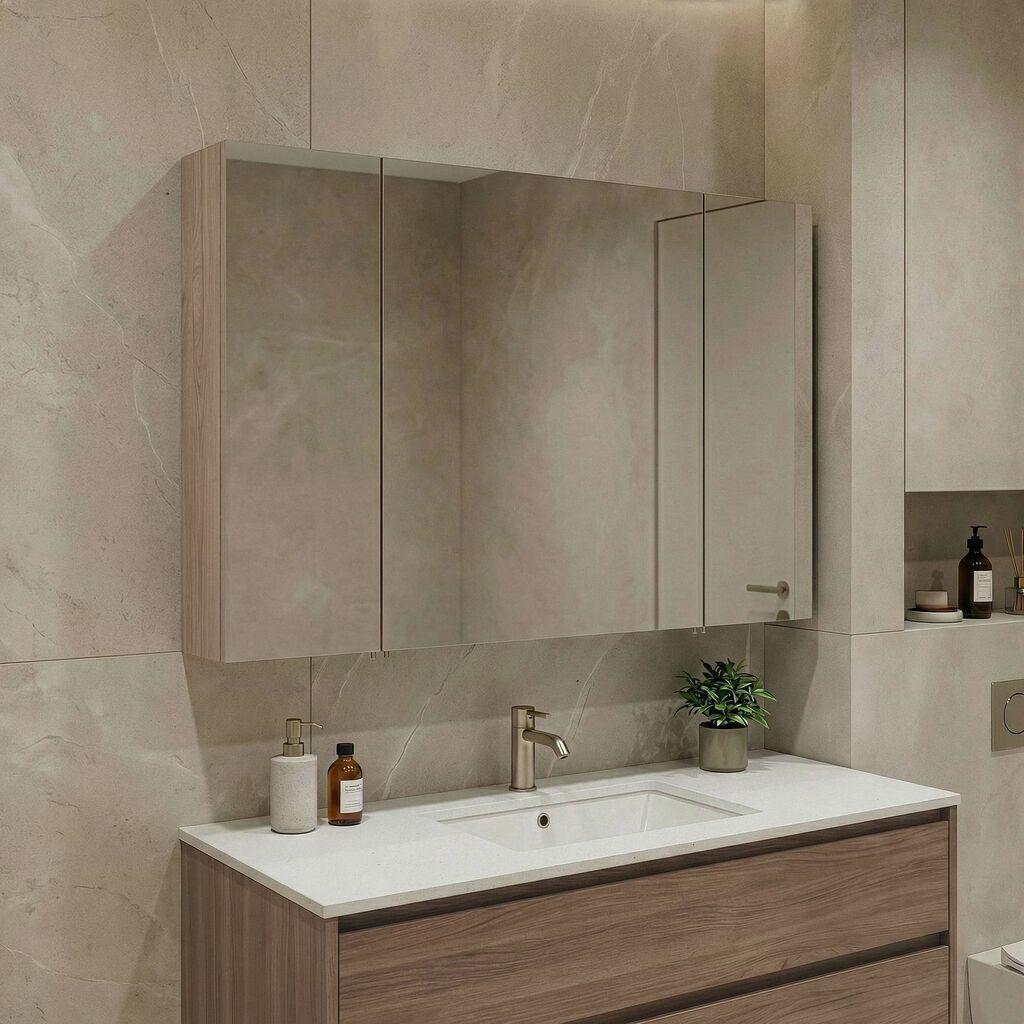 Полица за бања Hanah Home, беж