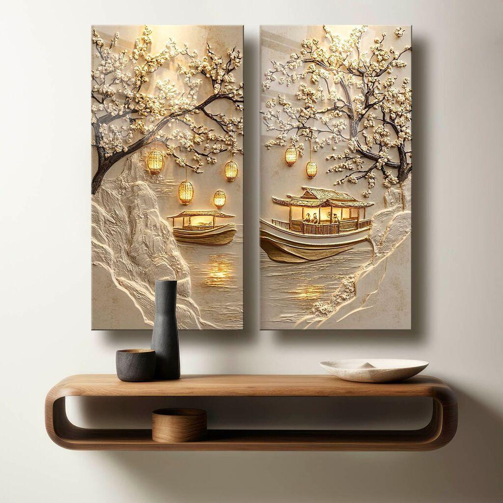 Wallity Слика со LED Осветлување 4570DACT-30, 45x70 cm