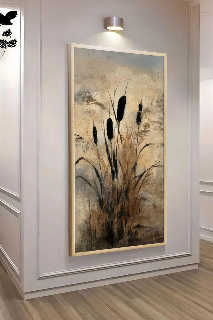 Wallity декоративна врамена слика, 70x33 см, шарена