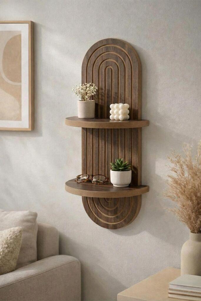 Dzидна полица Hanah Home, 20x70x13 см, кафеава
