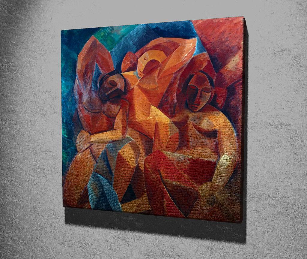 Wallity Декоративна слика на платно, 45x45 см, шарена