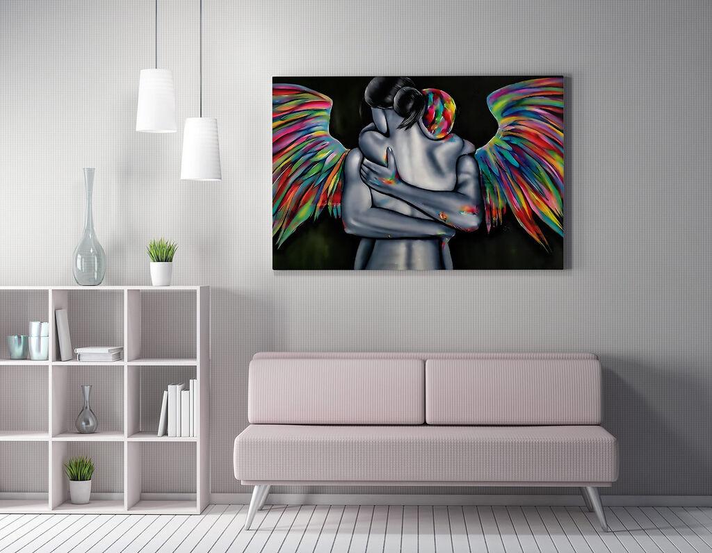 Wallity Декоративна слика на платно, 50x70 см, шарена