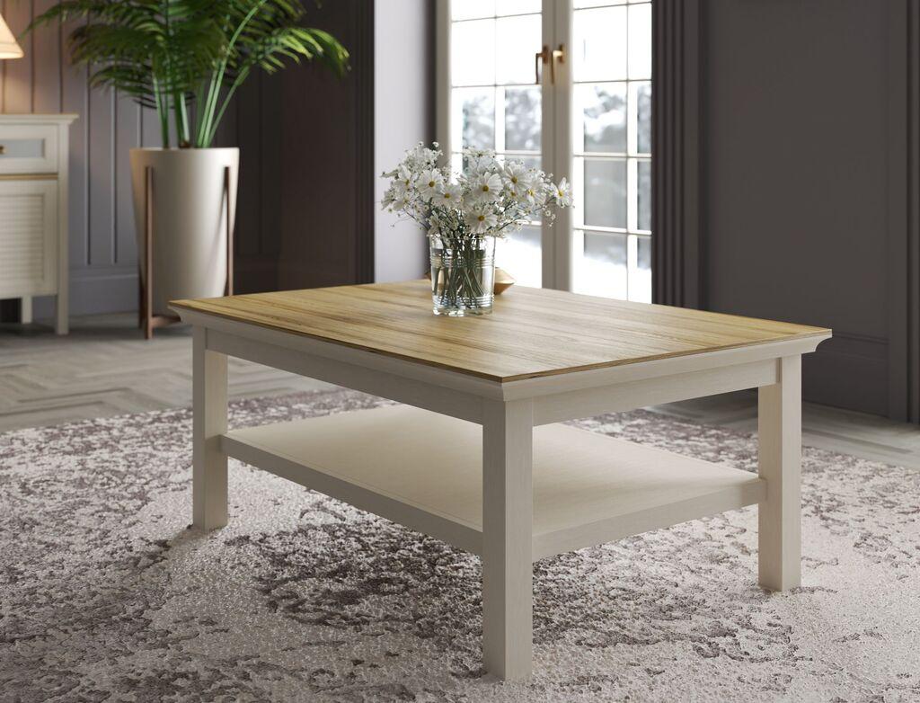 Маса за дневна соба Hanah Home FRN-21024, 100,2x43,6x70,2 см, беж