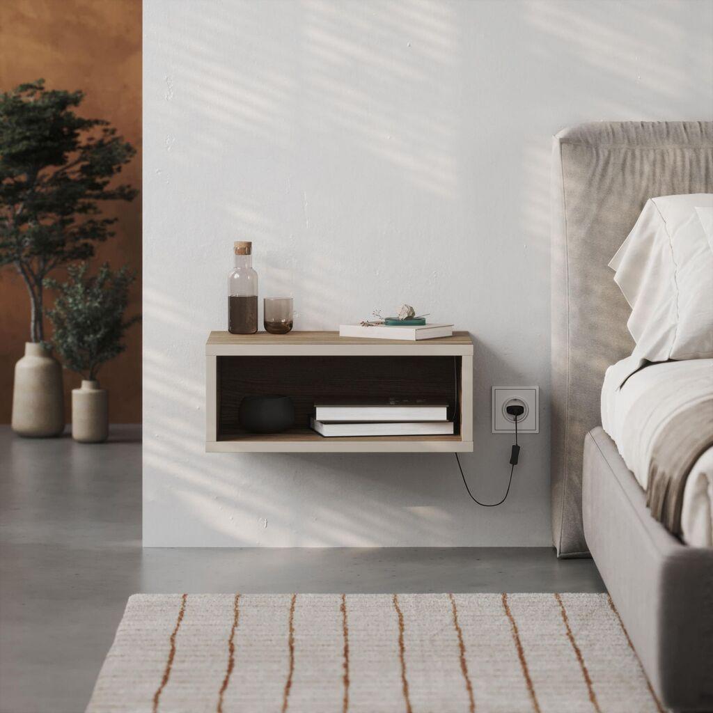 Ноќна масичка Hanah Home, 45x18x30 см, песок