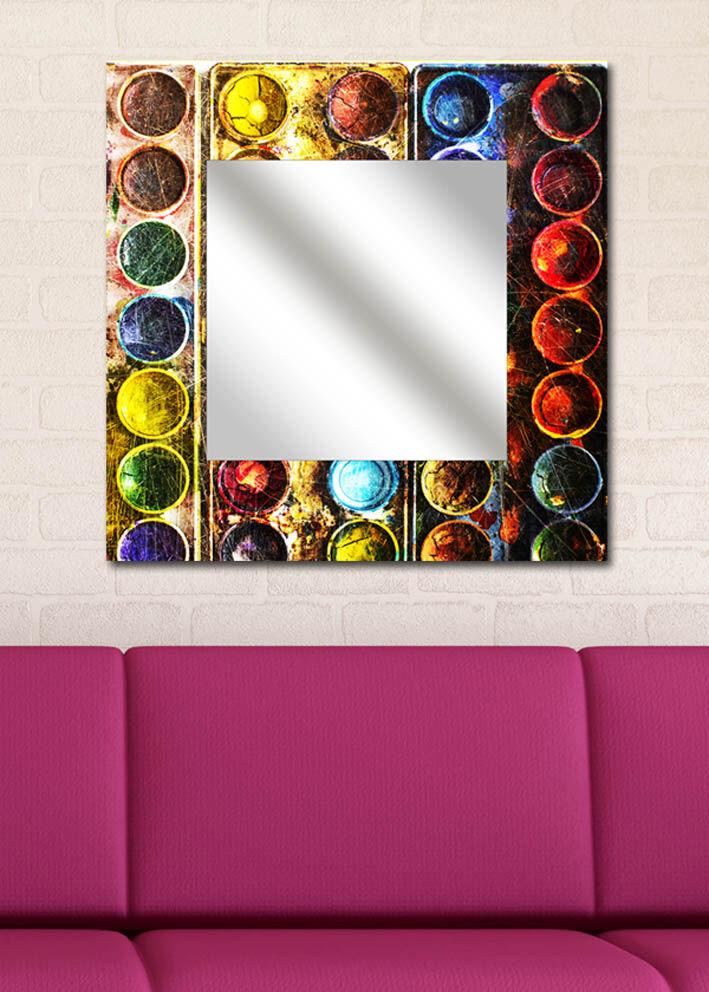 Огледало Wallity MA-49, 50x50 см, во боја
