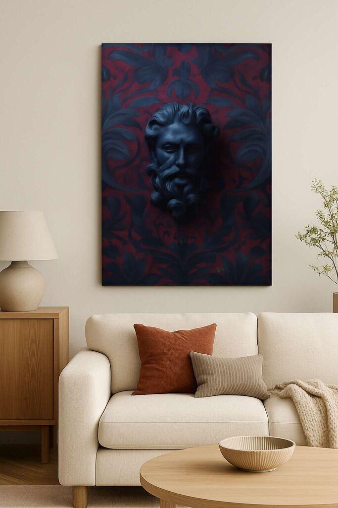 Wallity Декоративна слика на платно, 70x100 см, Шарена