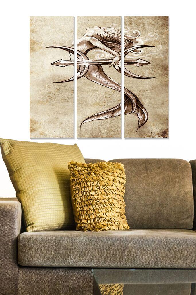 Wallity Сет Слики MDF2648238, 3 Дела