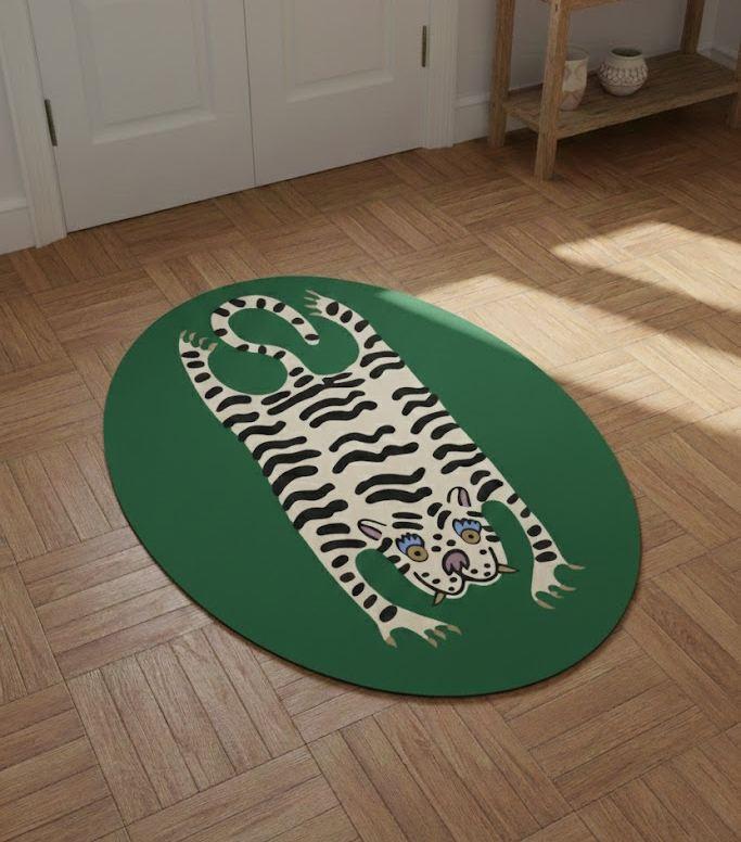 Conceptum Hypnose Тепих, 120x180cm, Зелен