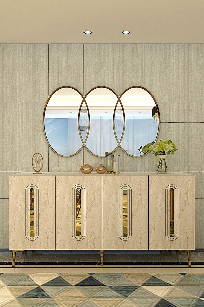 Комода Hanah Home, 150x75x32 см, бела